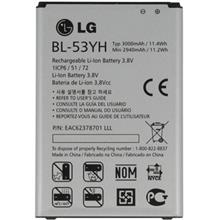 باتری موبایل ال جی مدل BL-53YH با ظرفیت 3000mAh مناسب برای گوشی موبایل ال جی G3 LG BL-53YH 3000mAh Mobile Phone Battery For LG G3